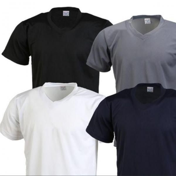 쿨론 V넥 4XL 까지 냉감 티셔츠