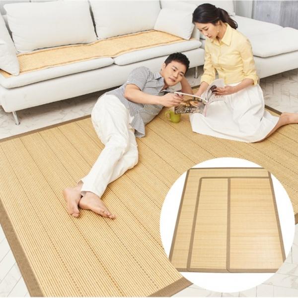 쿨매트 대자리 대나무자리 소형 90X180cm 대나무매트 여름 카페트 여름돗자리