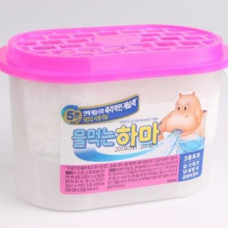 물먹는 옷장제습제 습기제거제 3개입 하마 탈취제 방충제 냄새먹는하마 여름 습기 제거