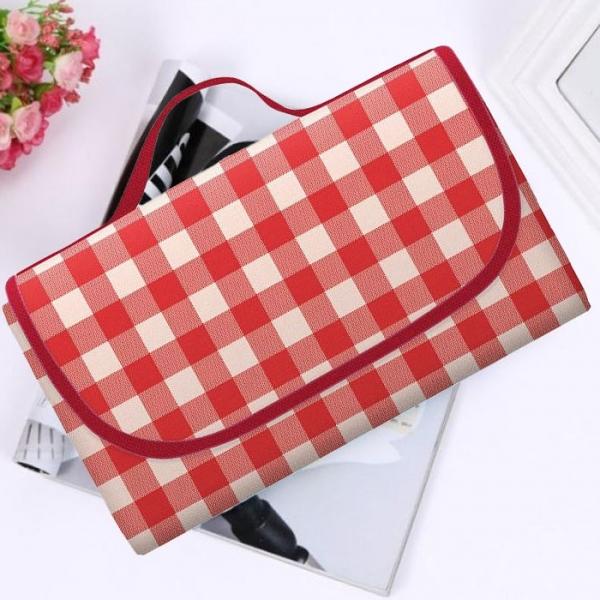 체크 패턴 돗자리 매트 빅사이즈 12인용 해변 소풍
