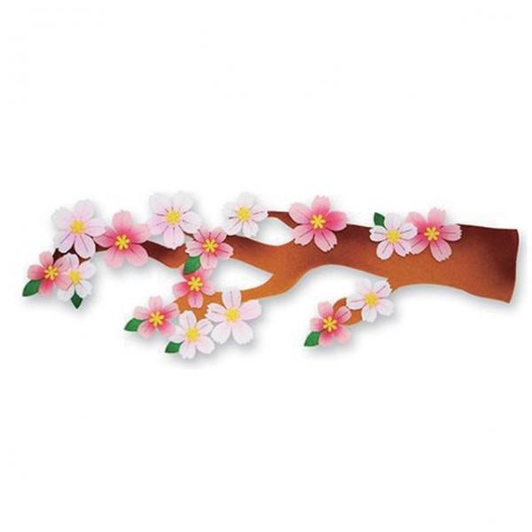 펠트 벚꽃가지 (45X15cm) 환경꾸미기재료