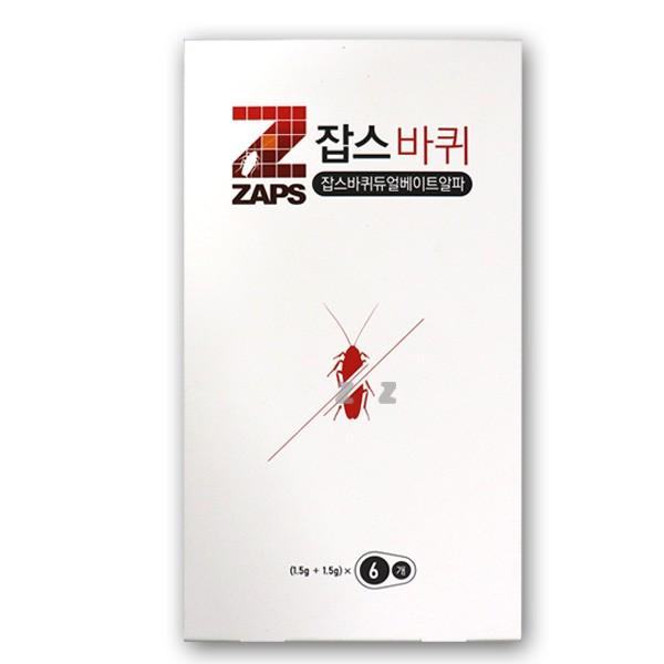 잡스 바퀴듀얼베이트알파-H/바퀴약/바퀴벌레약/살충제/효과좋은/설치형/고체형/해충퇴치/독먹이/유충/성충/