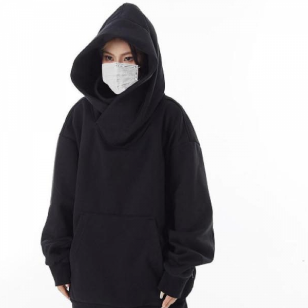 남녀공용 후드티 넉넉한 가벼운 유니크 데일리 긴팔티