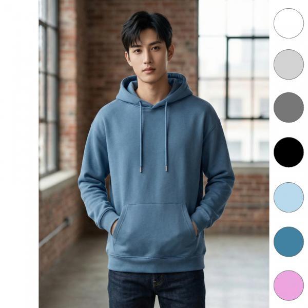 유니바운드 후드티 커플티 오버핏 루즈핏 단체복 무지 캐주얼룩 빅사이즈 커스텀후드티 단체제작 단체티