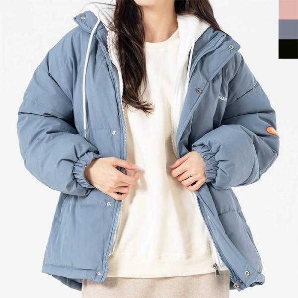 JJM-SS375 여자후드레이어드하프패딩