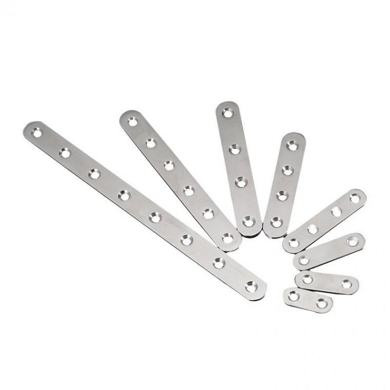 1P 155mm 다목적 일자형 평철 일자 브라켓 철물 고정 보강 목재