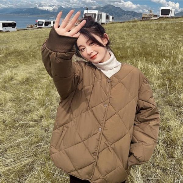 3컬러 여성 베이직 누빔 자켓