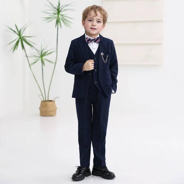 매튜 네이비 싱글버튼 정장 턱시도 풀세트(자켓 양장