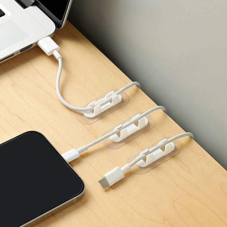 전선 usb 케이블 정리 클립 가정용 차량용 접착식 홀더 고정 클램프