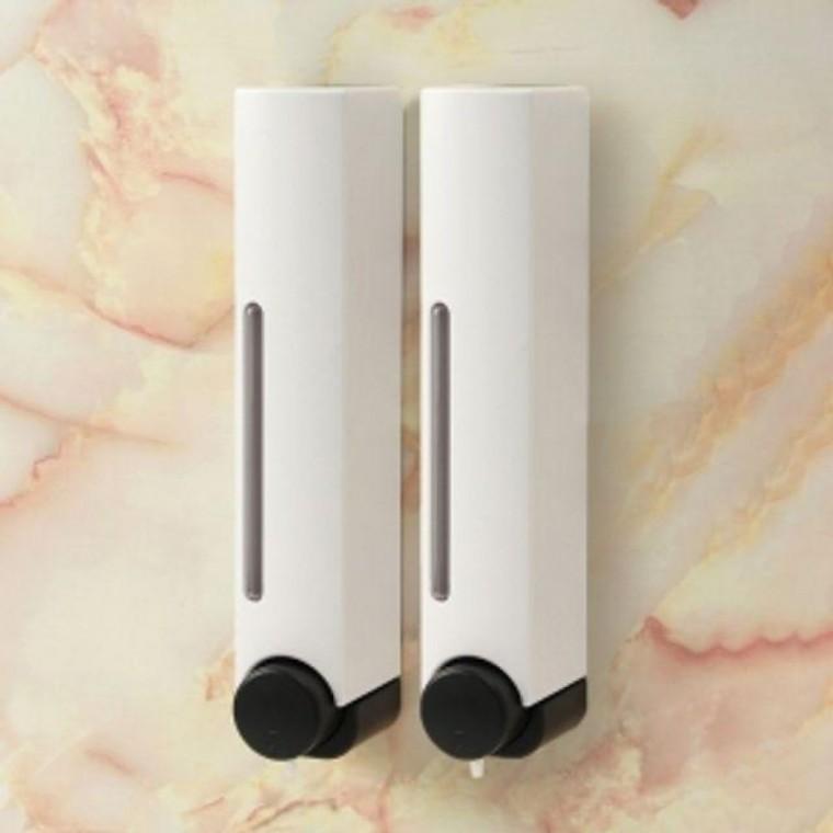 워시데이벽걸이물비누디스펜서2p(350ml)(화이트)