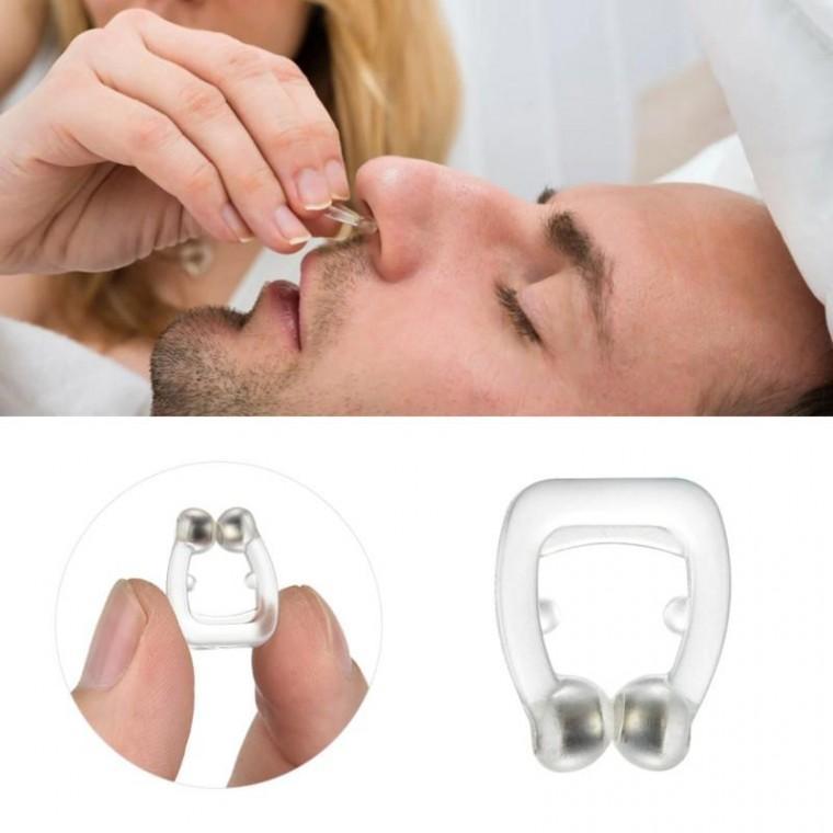 코골이 클립 노즈 비강 보조기 코 안고는 수면 소음 방지 마그네틱 자석 집게 호흡