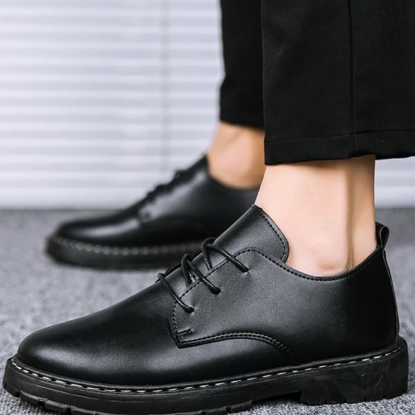 남성 블랙 원컬러 고급스러운 데일리 로퍼화 ZG-C17N