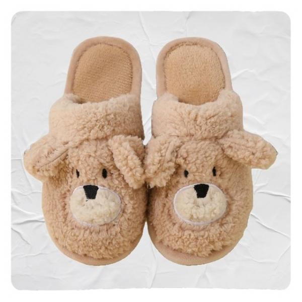 룸슈즈 방한 조리원 곰 쿠션 방한실내화 실내화 털