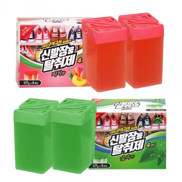 산 신발장용 탈취제 65g x 4ea