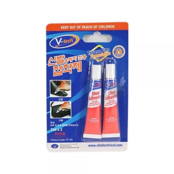 투명 신발 레자 전용 접착제 7ml 2p 공구용 접착용품