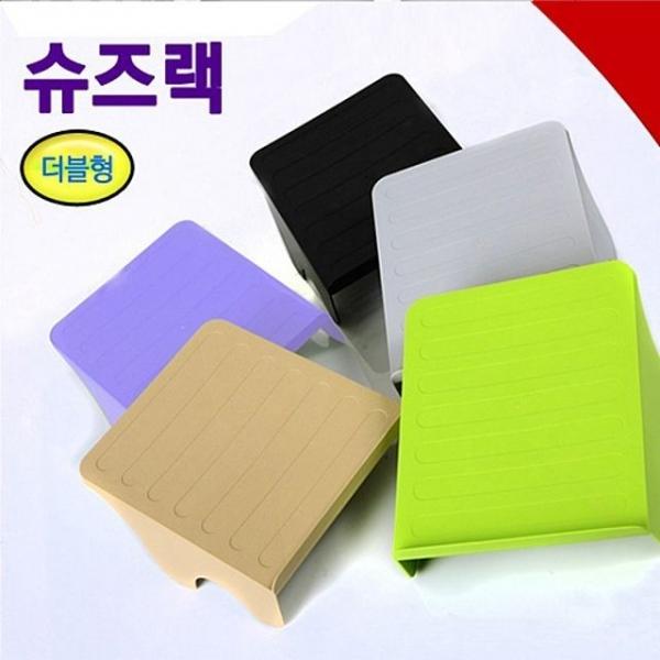 니본 더블슈즈랙 간편신발정리대-슈즈렉 정리수납 더블슈즈렉 슈즈홀더 신발장 구두