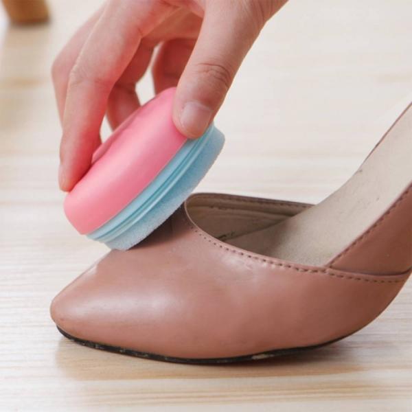 휴대용 양면 구두닦이 스펀지 신발닦이 구두솔 광택