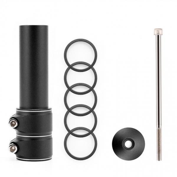 자전거 스텐 4단 헤드업 핸들바 높이 조절 업 라이딩