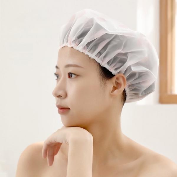 샤워캡 헤어캡 비닐 방수 샴푸캡 머리캡 수면용