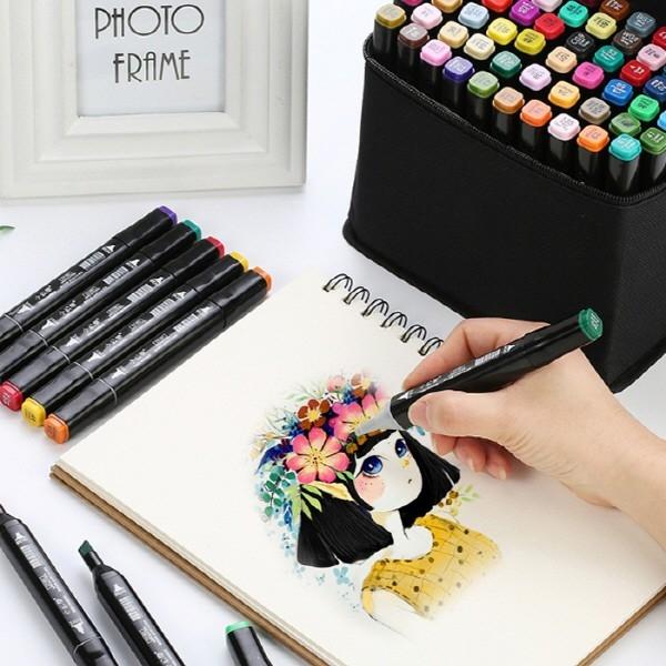 디자인 마카 60색 80색 세트 미술 드로잉펜 마카