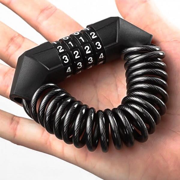 와이어락 자전거열쇠 비밀번호 휴대용 미니 자물쇠