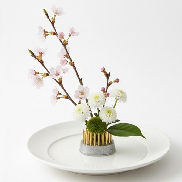 꽃꽂이 침봉 도자기 동양 23mm 화훼 장식 꽃 화분