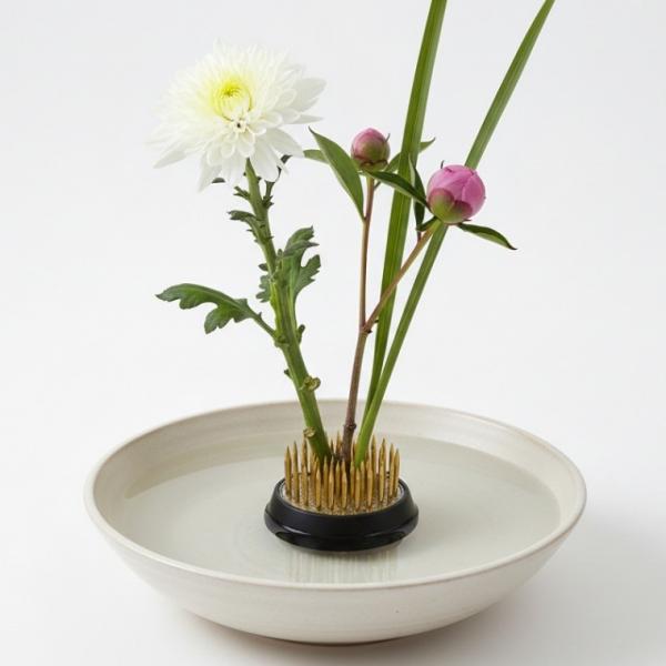 꽃꽂이 침봉 도자기 동양 34mm 화훼 장식 꽃 화분