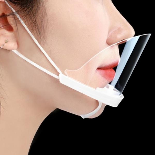 식당 주방 투명 위생 조리용 마스크 입가리개 (특가)