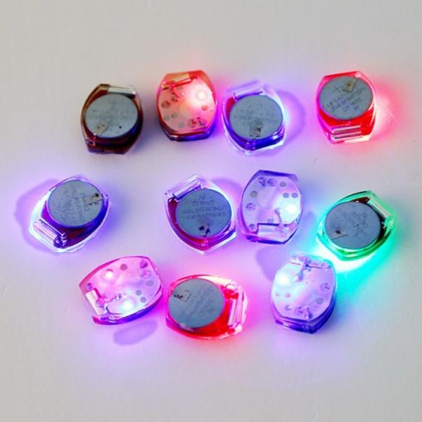 반짝 LED 어린이 신발 DIY RGB 슬리퍼 꾸미기 파츠