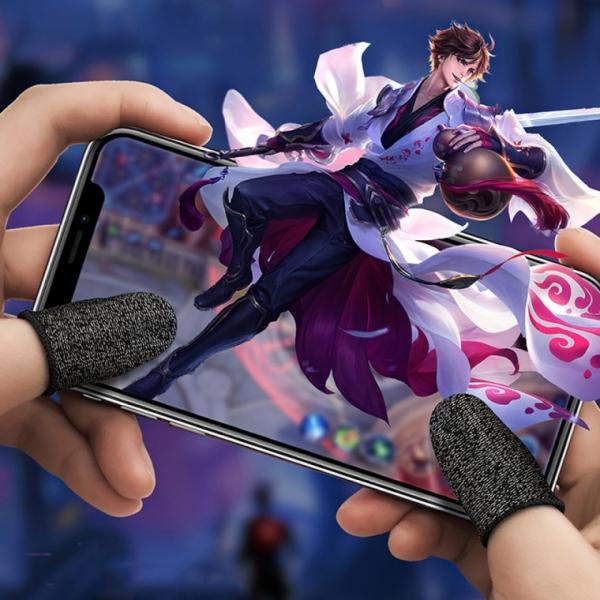 모배 게이밍 게임용 사무용 터치 손가락 골무 장갑 2p (특가)