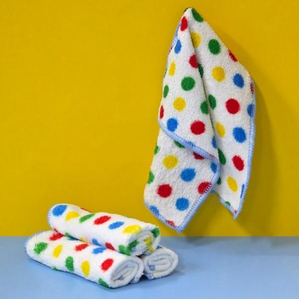 컬러 땡땡이 행주