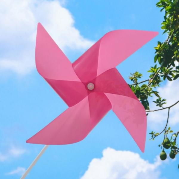 바람개비 단색 4각 20cm