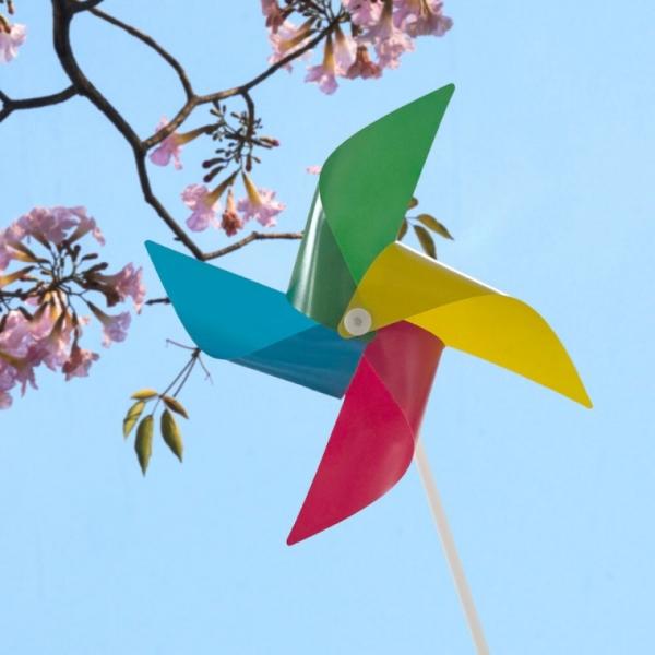 바람개비 4각 14cm