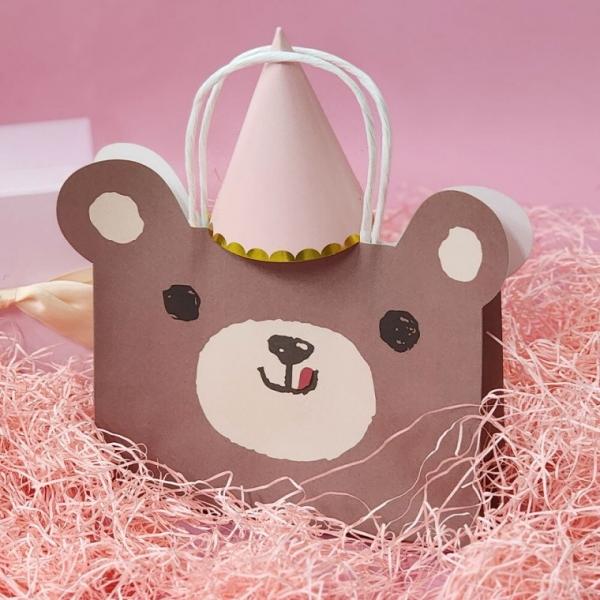 쇼핑백 선물 가방 포장 상자 종이 동물