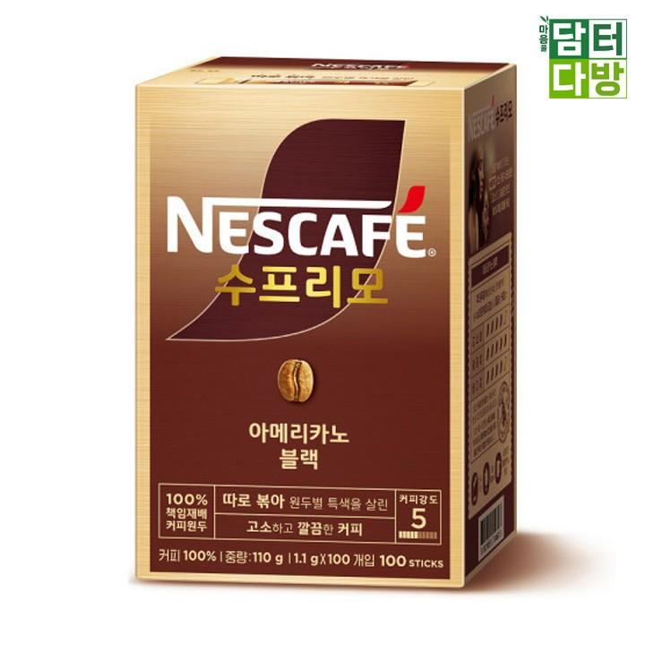 네스카페 수프리모 아메리카노 블랙 100스틱