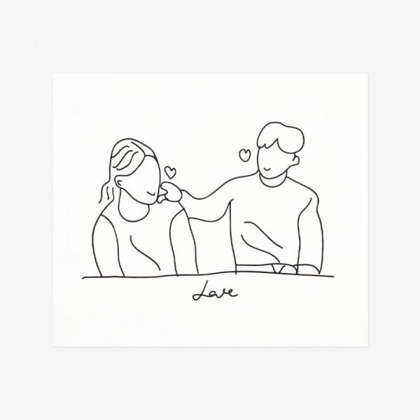 대형 패브릭 포스터 볼콕하트 M