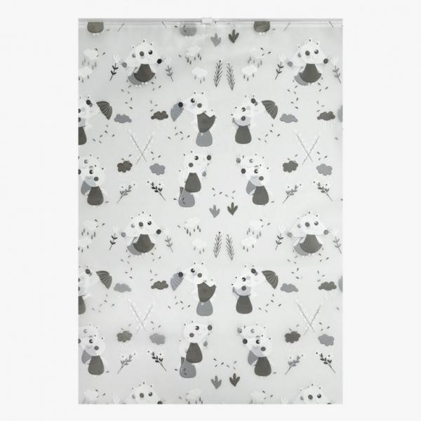 여우 지퍼 파우치 35x45