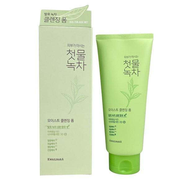 첫물녹차 모이스트 클렌징폼 180g -TJ 과일나라 클렌징폼 클렌징 화장 세수 세안 폼클렌징