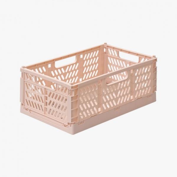 폴딩 바스켓 바구니 접이식 수납 간식 M