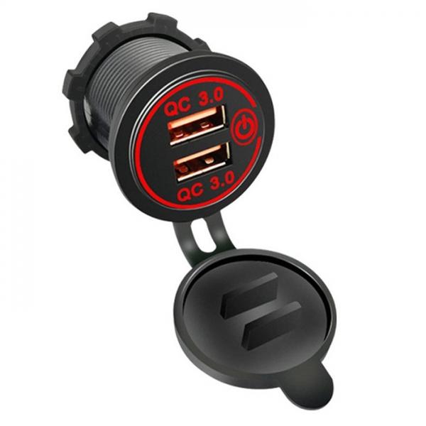 방우 QC 3.0 USB 2포트 카라반 캠핑카 소켓 DIY