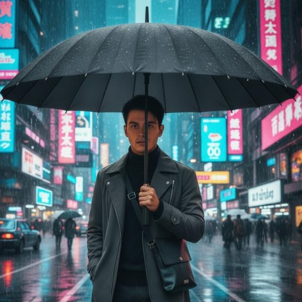 고급 방수 자동장우산 튼튼한 남성용 대형우산