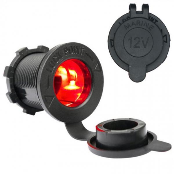 캠핑카 카라반 매립형 방수 소켓 12V 24V USB 겸용