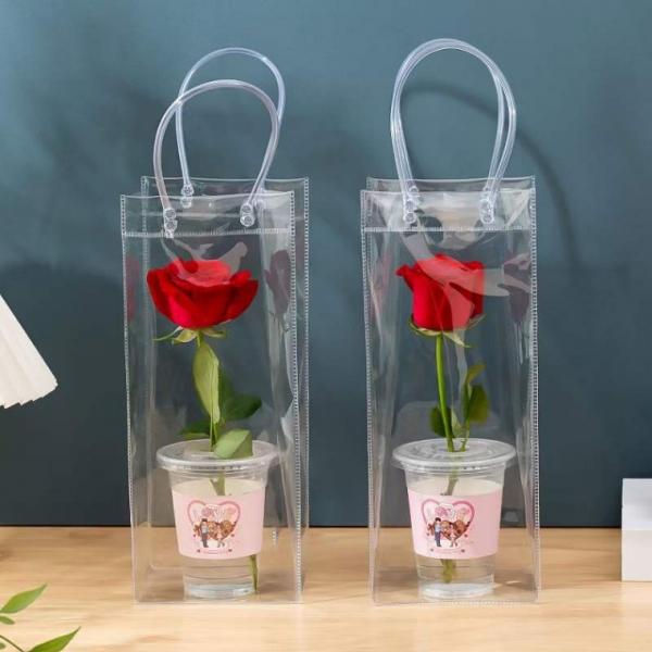 와인 칠링백 35cm 보냉 아이스버킷 PVC 쿨러 샴페인