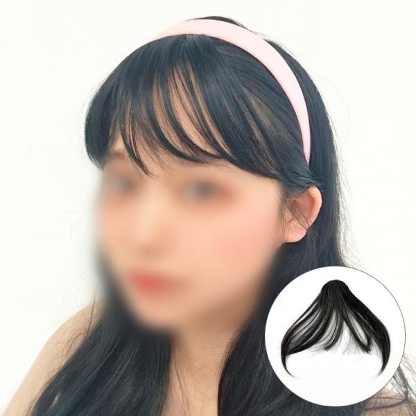 여신 앞머리 가발 여우가발 고데기 붙임머리(특가)