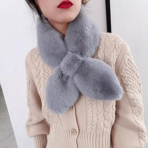 퍼 포근 소프트 크로스 넥 머플러 SSH-128