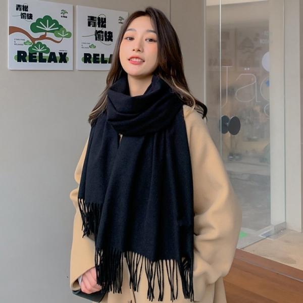 포근 캐주얼 겨울 여리핏 태슬 롱 머플러 SSH-183