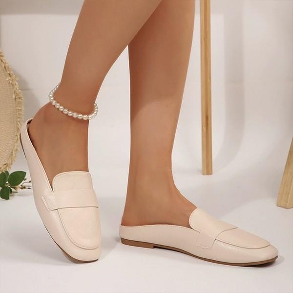 소프트 여성 2컬러 플랫 그레이스 블로퍼 MU321