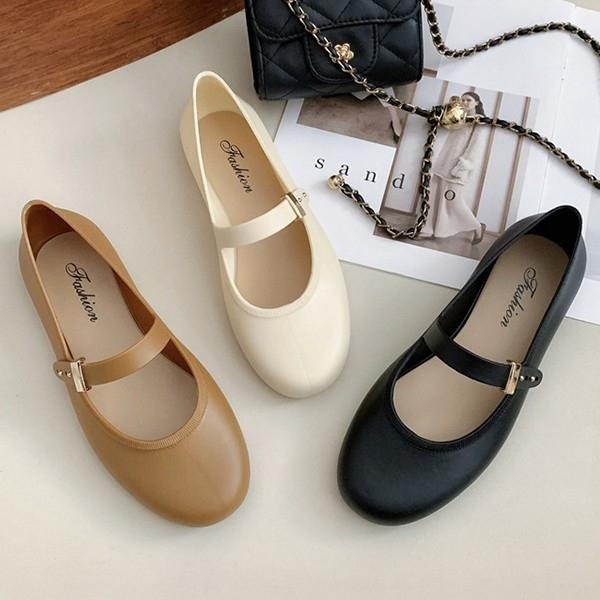 메리제인 베이직 3컬러 플랫슈즈 단화 FLW13