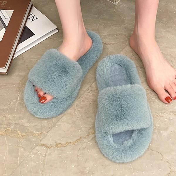 6컬러 여성 캐주얼 디자인 털 슬리퍼 실내화 A715