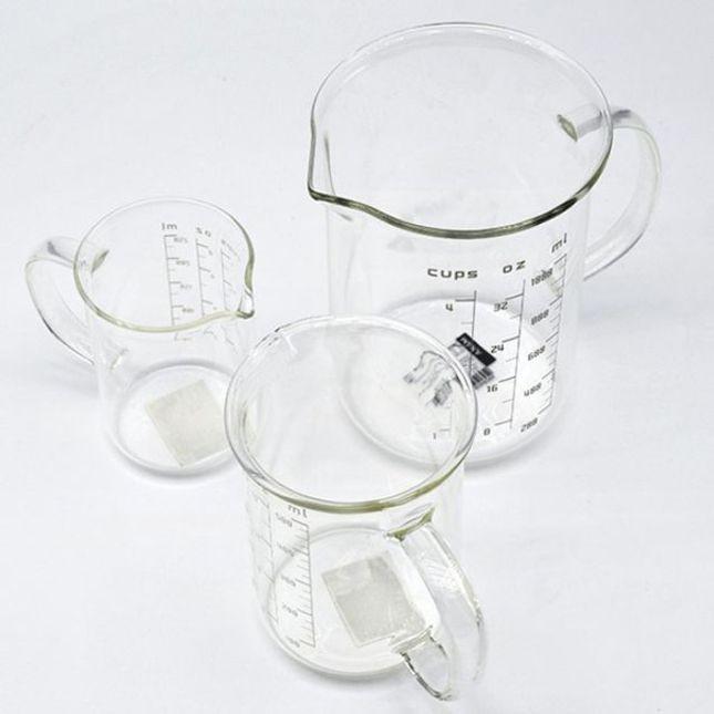 마카 유리 계량컵 비커 용량컵 제빵 계량컵 250ml